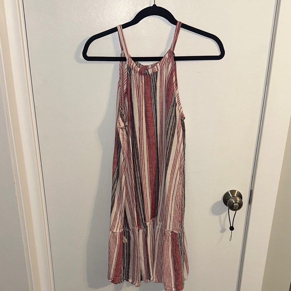 Striped Halter Dress